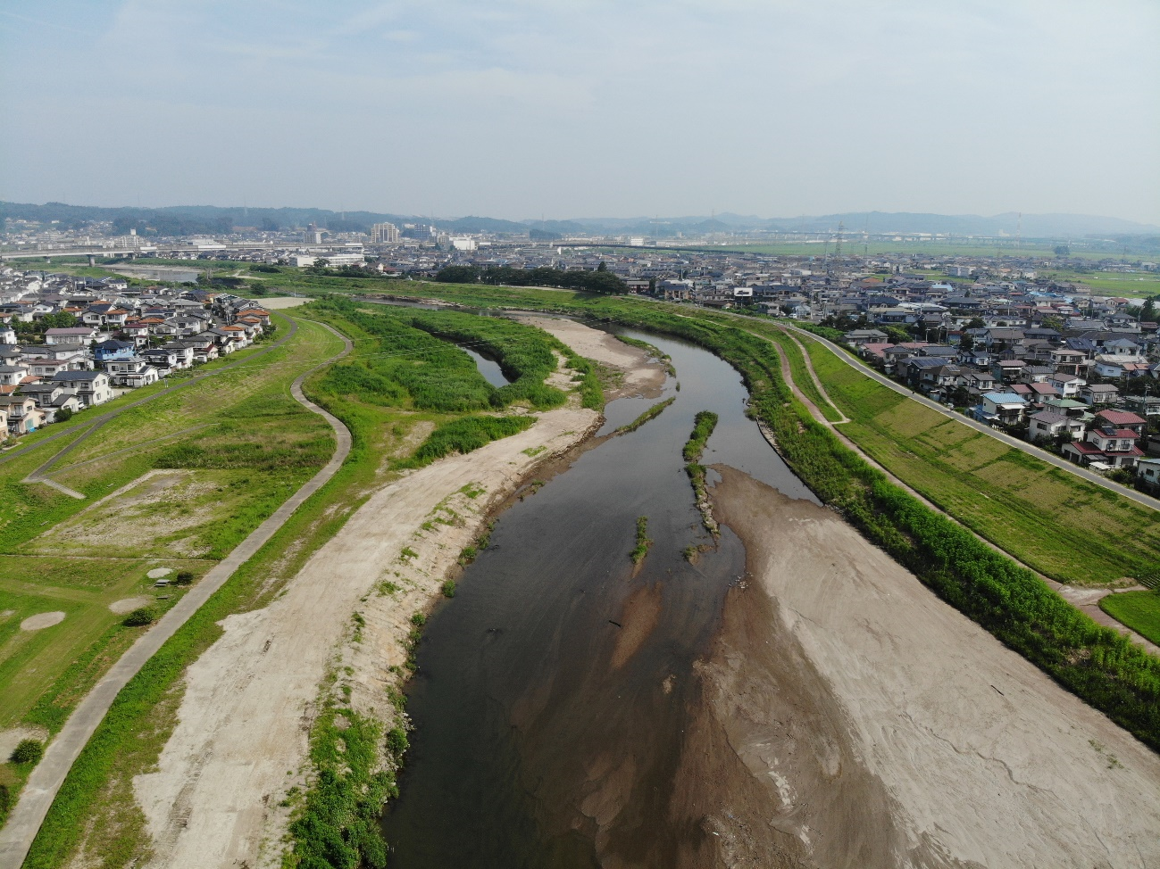 七北田川河道掘削 佐藤建設 宮城県岩沼市の建設会社