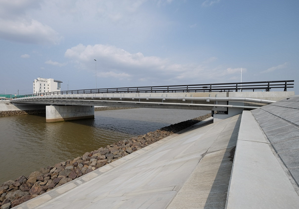 橋梁災害復旧（相野釜北釜線：相野釜橋）